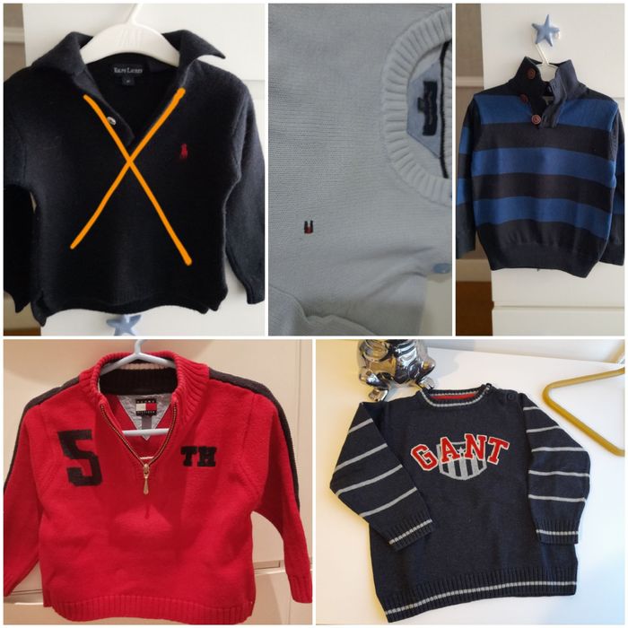 Sweaters - GANT, RALPH Lauren, TOMMY Hilfiger