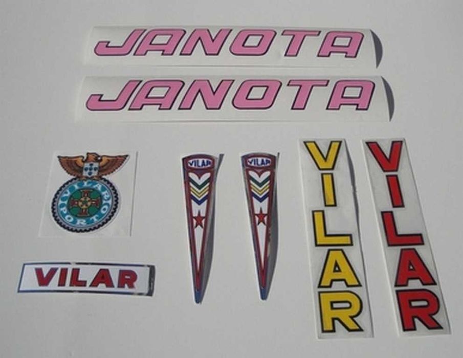 Autocolantes Altis , esmaltina Suria Sirla Confersil Vilar flandria Motobecane Rodaplana