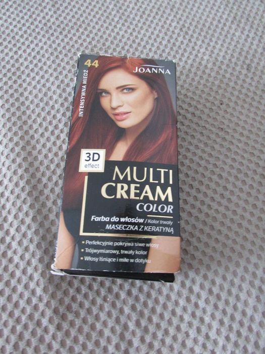 farba do włosów Joanna multi cream color 44 intensywna miedź