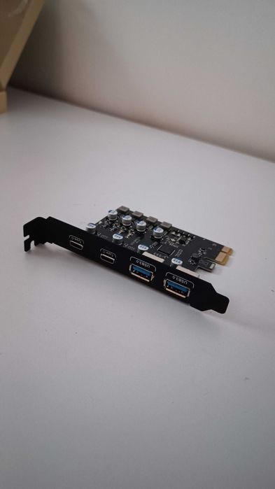 Karta rozszerzeń PCI-E 2xUSB3.0 2xUSB-C