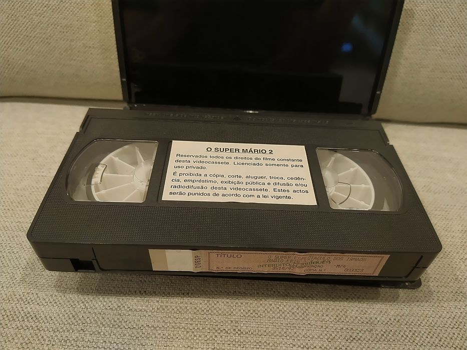 Antiga VHS The Super Mario Bros Super Show