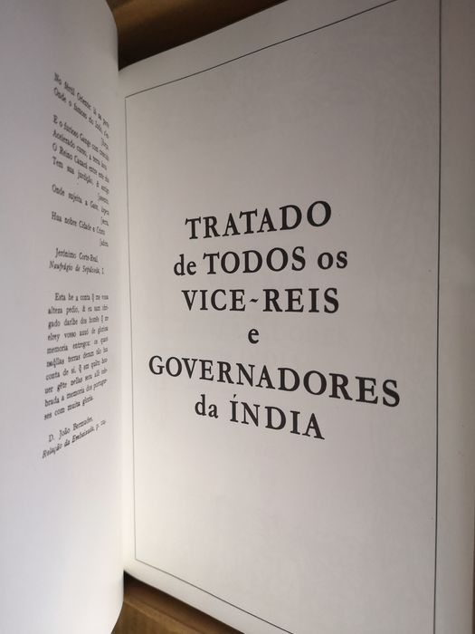 Tratado de todos os vice-reis e governadores da Índia