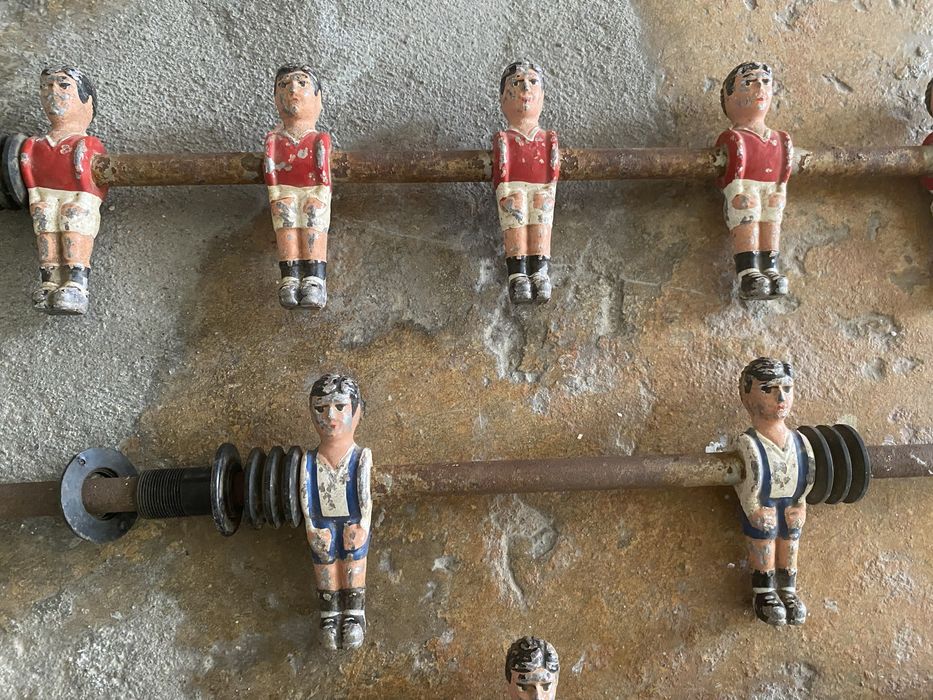 4 varões de matraquilhos antigos