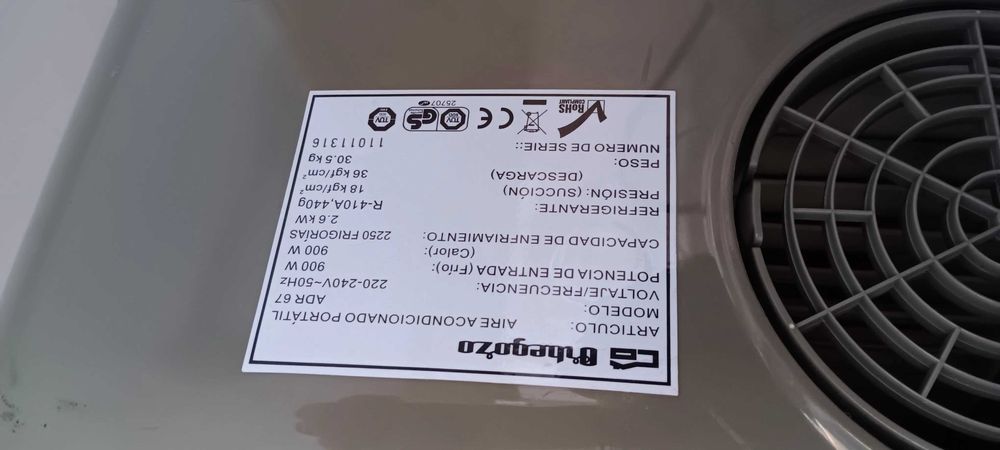 Ar condicionado portatel