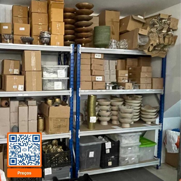 Racks industriais novos – Estrutura metálica reforçada