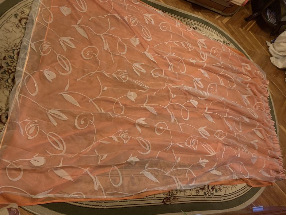 Дві штори з ламбрикеном