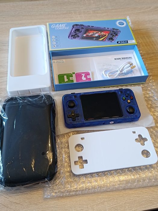 Konsola przenośna R36H BLUE 15000 GIER GameBoy Pegasus NDS PS1 N64 NEW