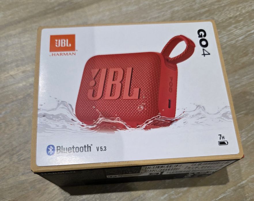 Coluna Bluetooth JBL GO 4 Vermelha / Selada