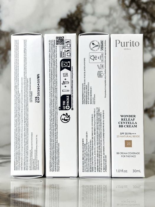 Purito BB cream 21 , 23 , 27 відтінки Оригінал