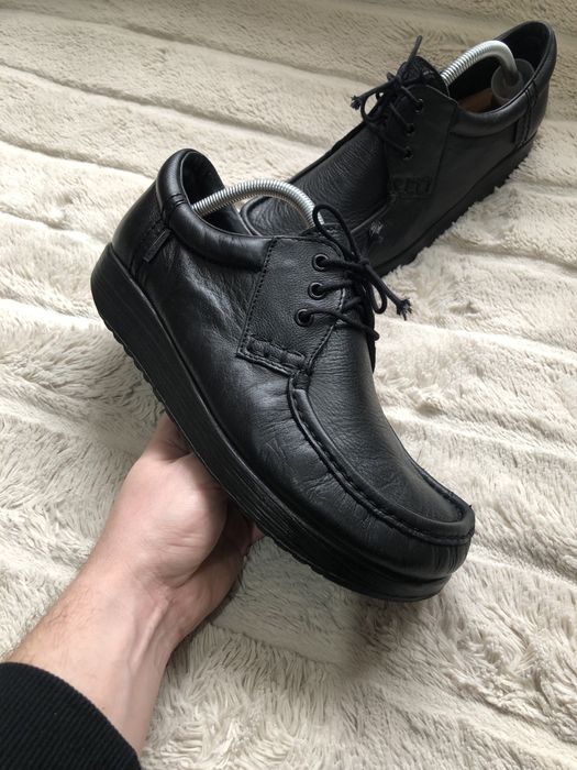 ECCO JOKE (43-44) 28см полуботинки кожаные мужские дерби derby туфли