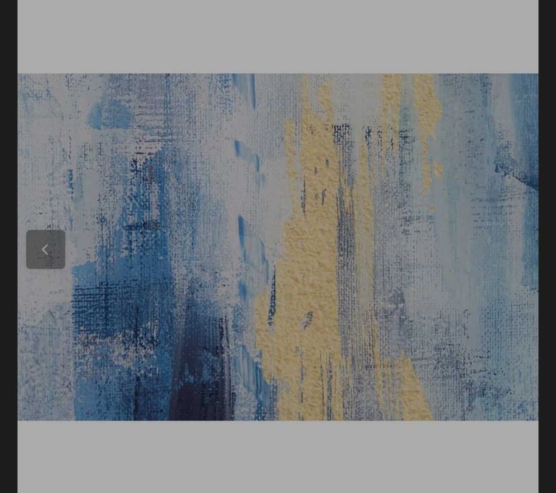 Quadro DKD Azul Dourado