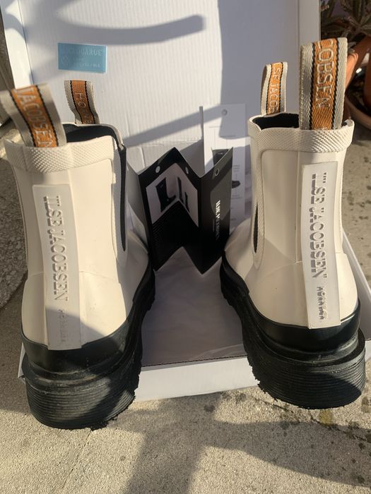 Botas Ilse Jacobsen Hornbæk 38 Chelsea Rain Milk Creme