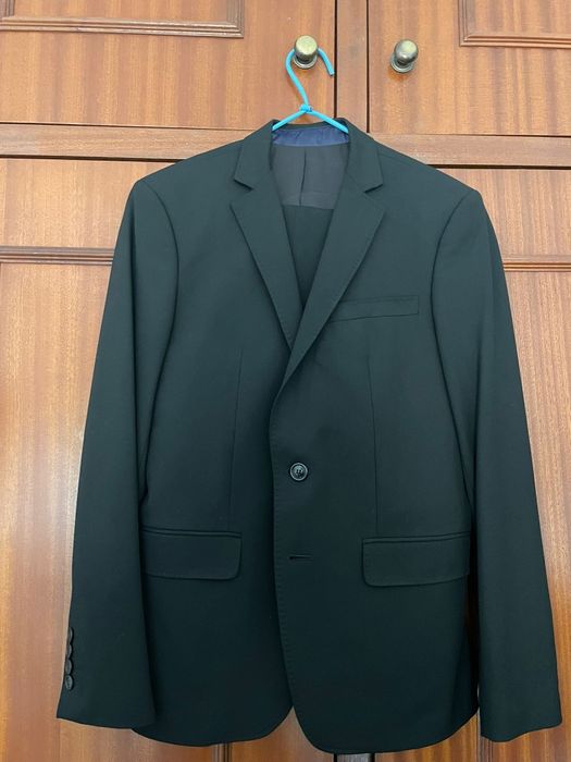 Fato Preto Zara Basic Man