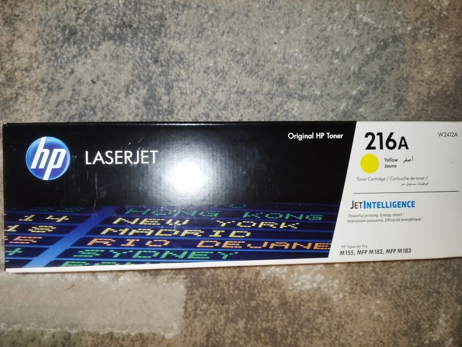 Toner do HP 183 M183fw 216A oryginał cyan, yellow, magenta -na sztuki