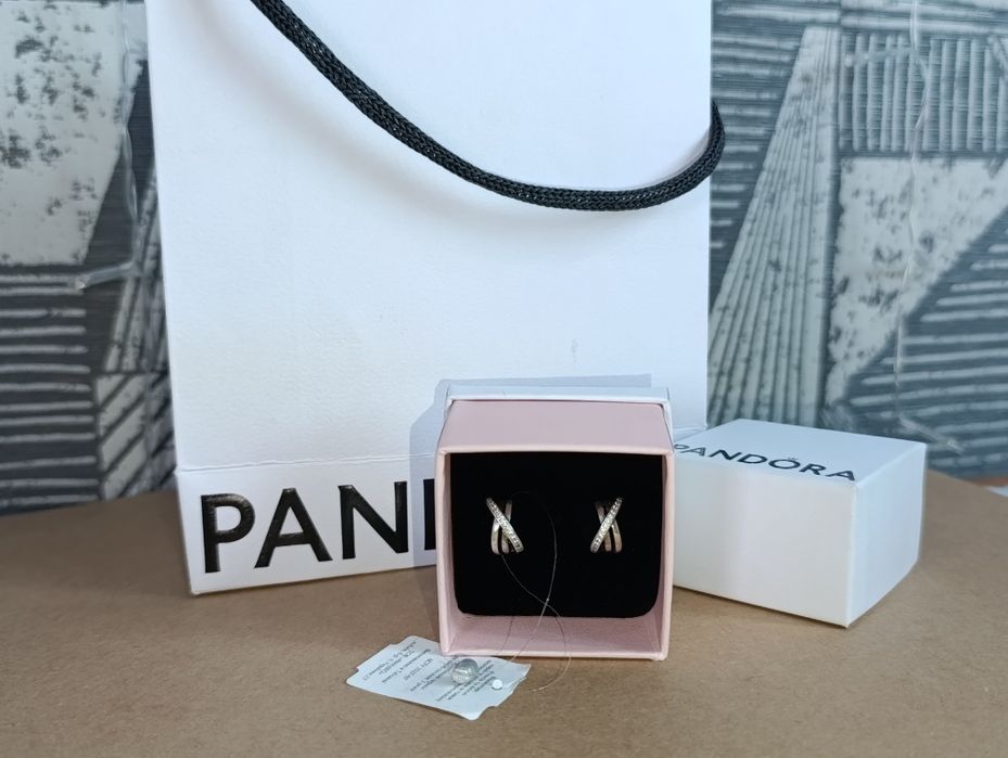 Сережки PANDORA срібло 925