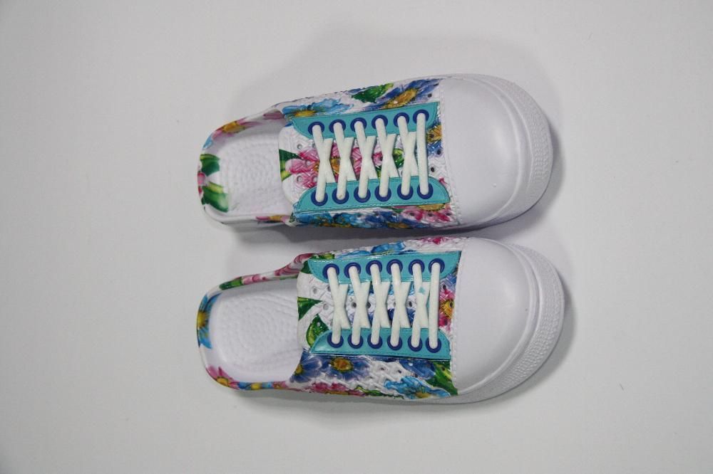 Klapki American kwiaty ala croksy 36 - 41 nowe!!!