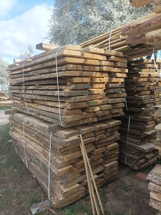 Tarcica dębowa deski dąb 50mm 30mm