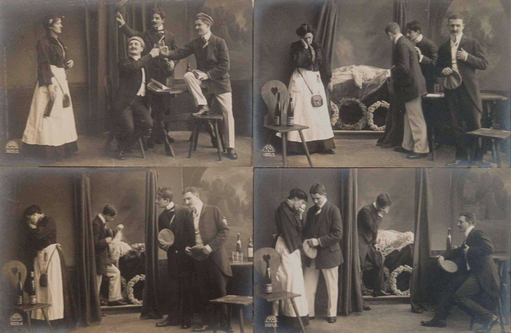 RPPC Postcards (Real Photo Postcards), Five Consecutive, Rare, Year 1911