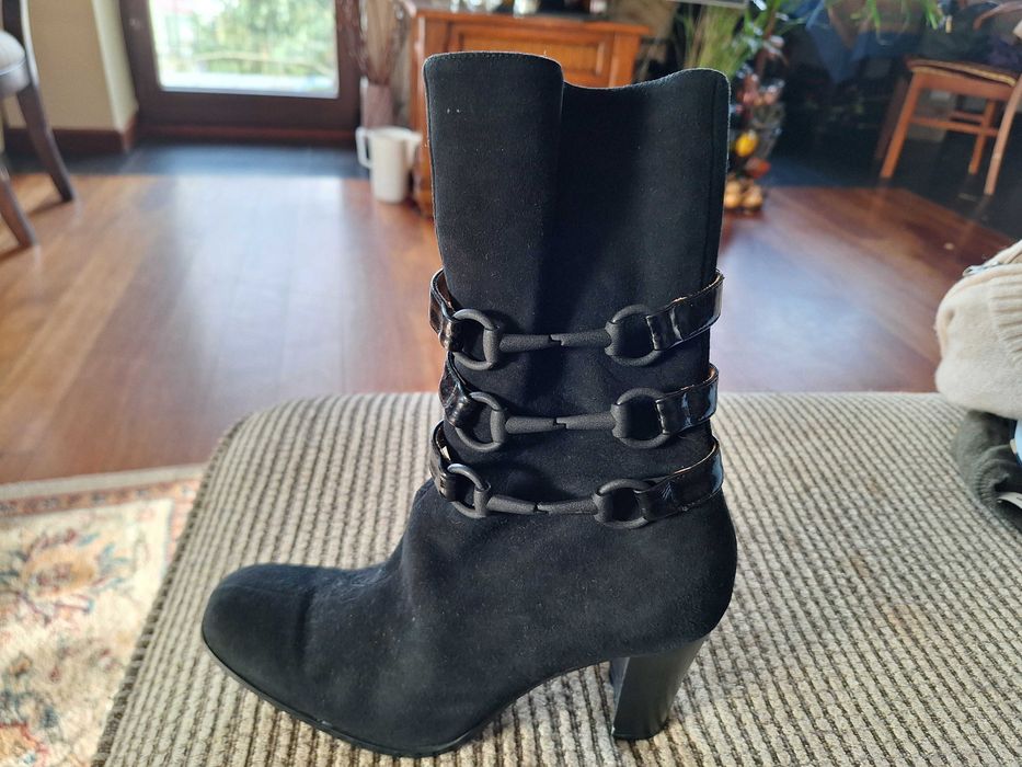 botki zamszowe Gucci 75,5