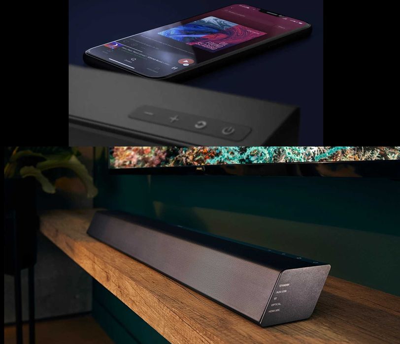 Soundbar 2.1 PHILIPS TAB7305/10 Bluetooth Subwoofer 300W HDMI ARC BT !