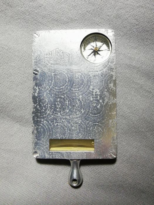 Bussola muito Rara, HUET Paris de artilharia WW1