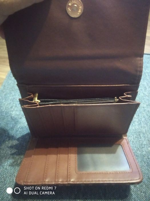 Portfel damski brązowy