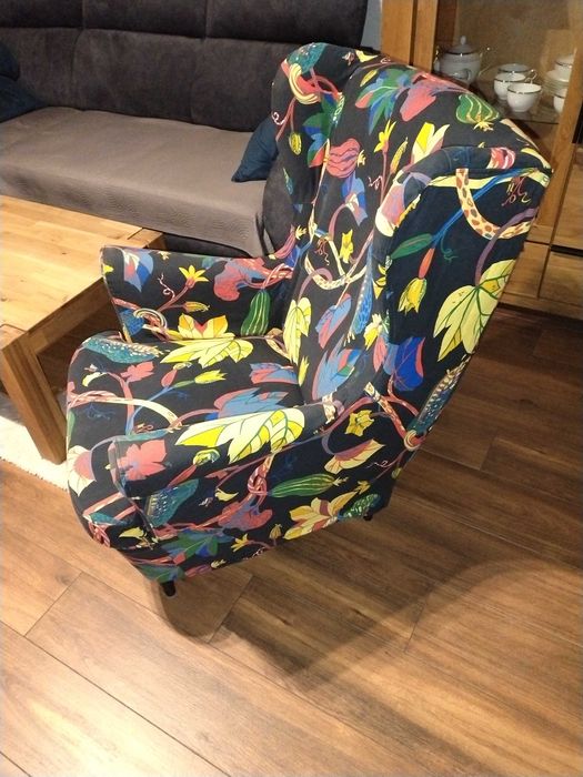 Pokrowiec na fotel uszak ikea