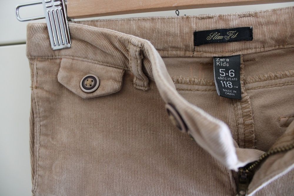 Calças de bombazine - modelo de montar