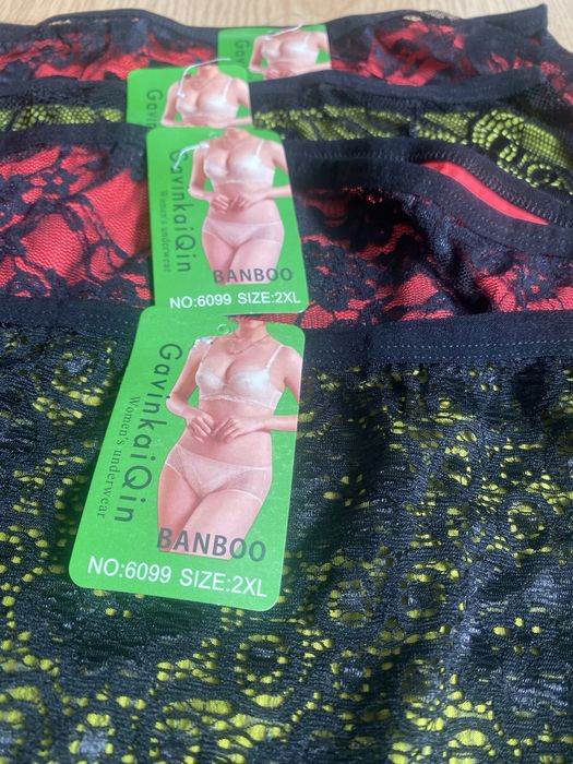 4pak. Figi damskie koronkowe
