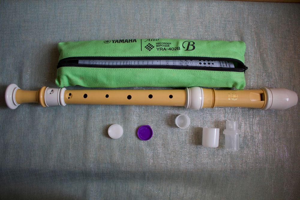 Flauta de Bisel, contralto, Barroco, Yamaha YRA-402B ecodear