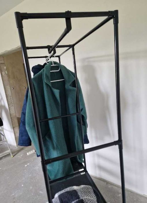 Stojący wysoki z haczykami do garderoby na ubrania przechowywanie duży