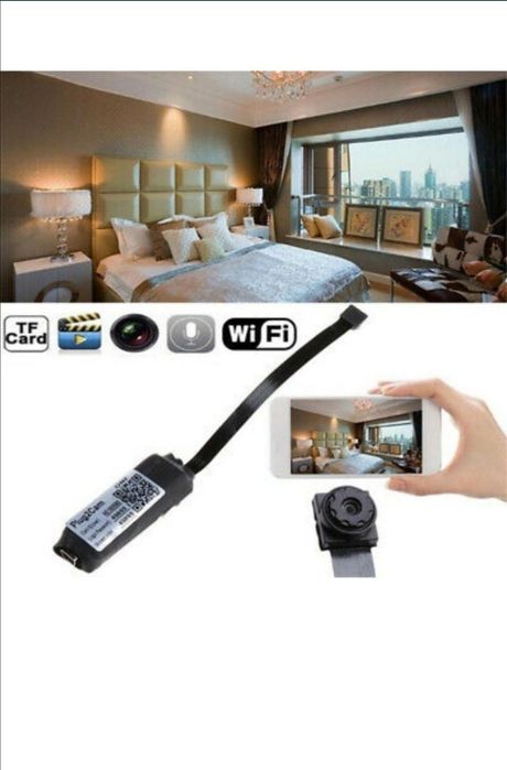 (NOVO) MICRO CÂMERA Espiã 1080P HD 8Horas Autonomia - App Tempo Real