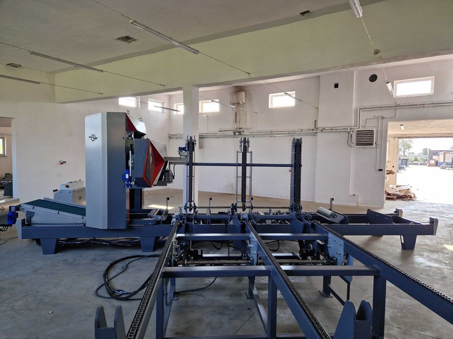 Przemysłowy trak taśmowy piła 60 mm koła 800mm TTS-800 nowy model