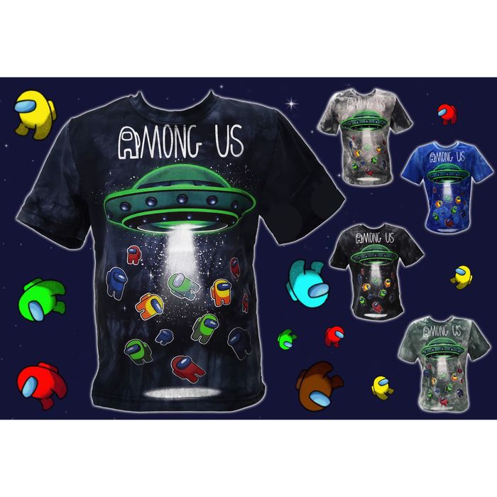 Футболка амонг ас світиться, футболка among as