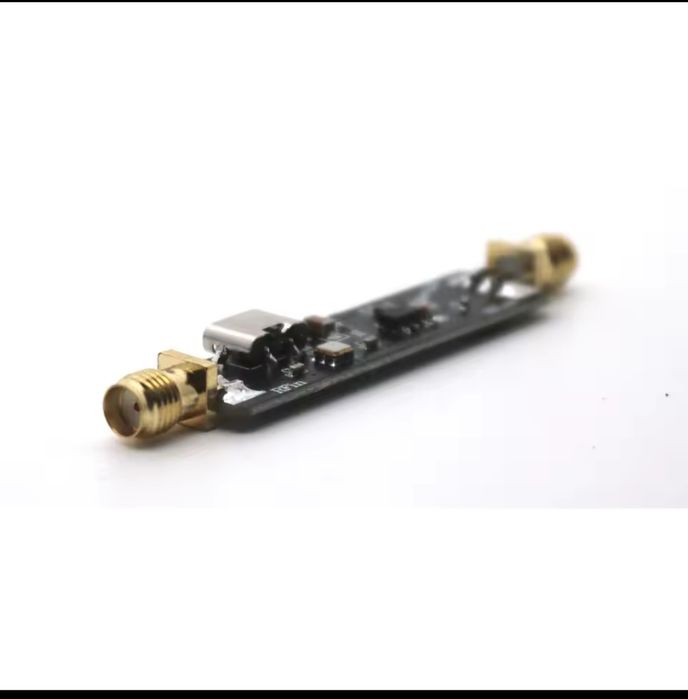 LNA підсилювач радіосигналів + фільтр 433MHz 23dB, USB 5V тип С, SMA-f