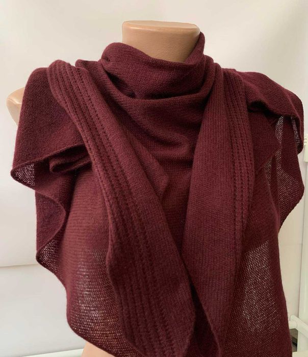 Бактус Кашемір 100% Косинка кашемірова Шарф Шаль Палантин кашеміровий