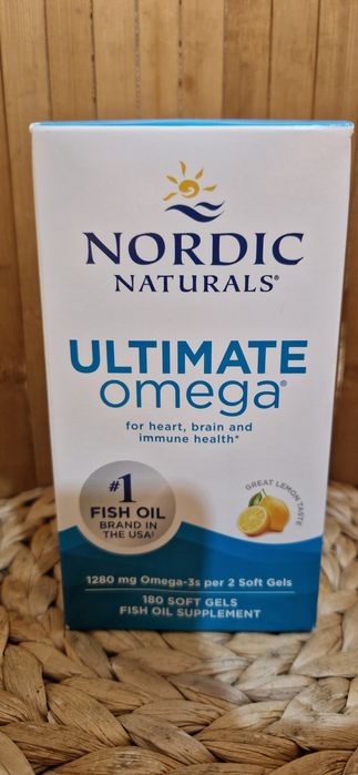 Ultimate omega-3 1280mg 180 kapsułek
