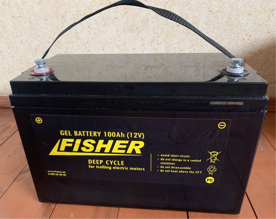 Гелевий акумулятор Fisher Gel 100Ah 12V