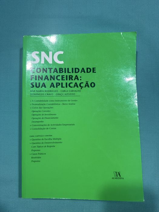Livro SNC - Contabilidade Financeira: Sua aplicação