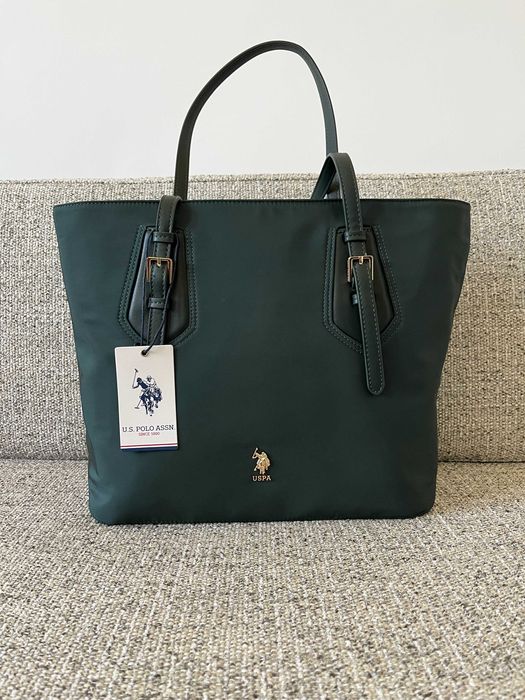 Damska Torba US Polo Assn kolor zielony (forest green)