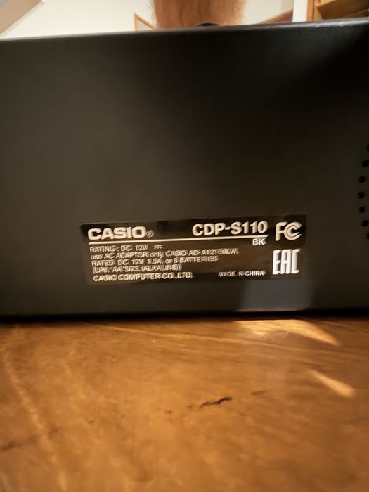 Piano Casio S110