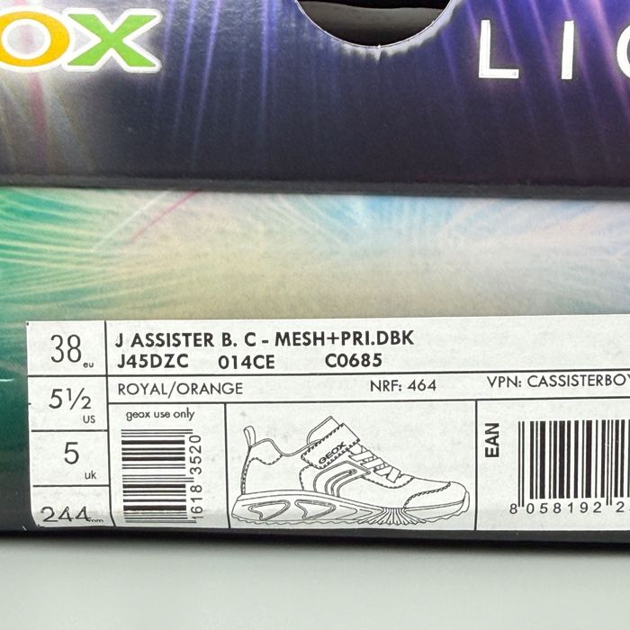 Кросівки Geox Assister 38 р. кроссовки