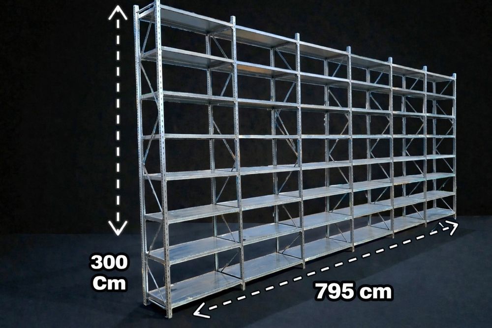 Regały magazynowe półkowe stow przemysłowe