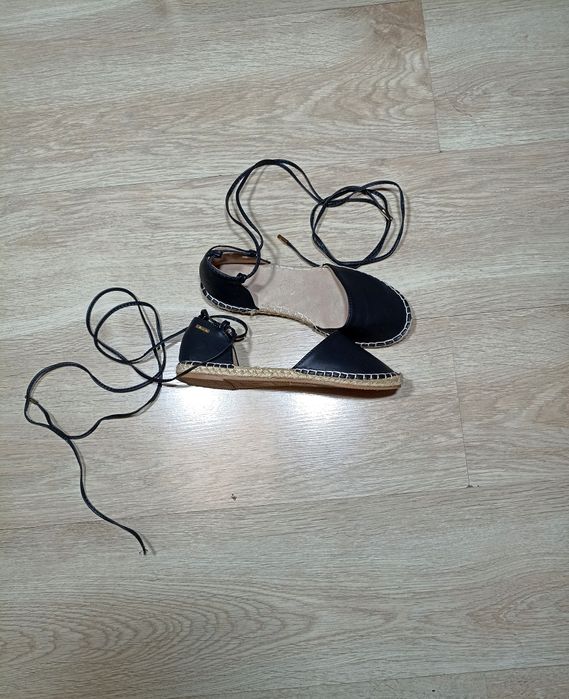 Czarne espadryle razmiar 36- 23cm