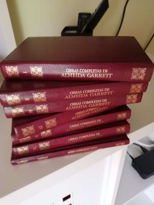 Coleção de livros.