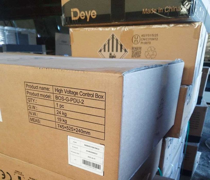 Блоки керування високовольтною батареєю Deye BOS-В-G