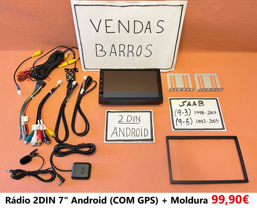 (NOVO) Rádios 2DIN • SAAB • [9-3] • [9-5] • Android GPS 93 95 [4+64GB]