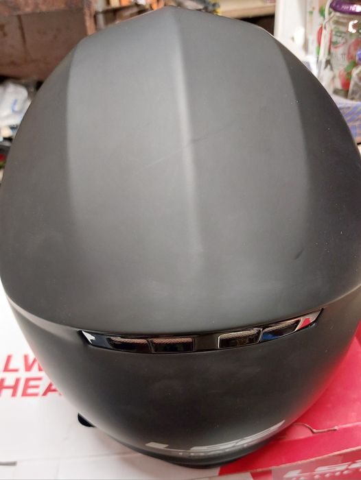Kask czarny mat z blenda LS2