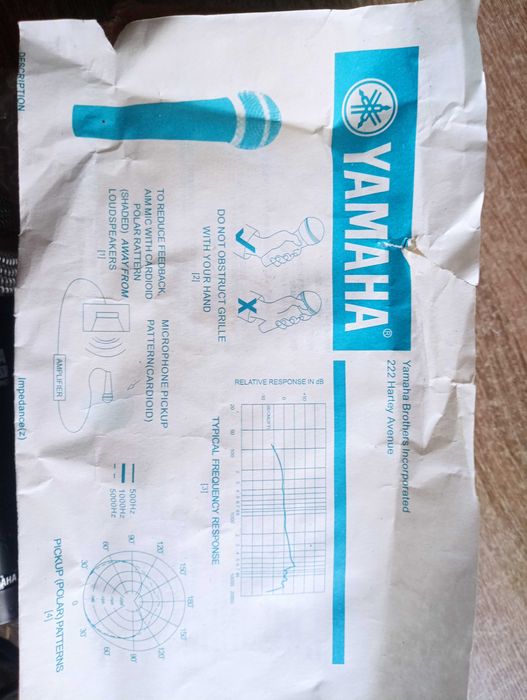 Продам мікрофон Ямаха