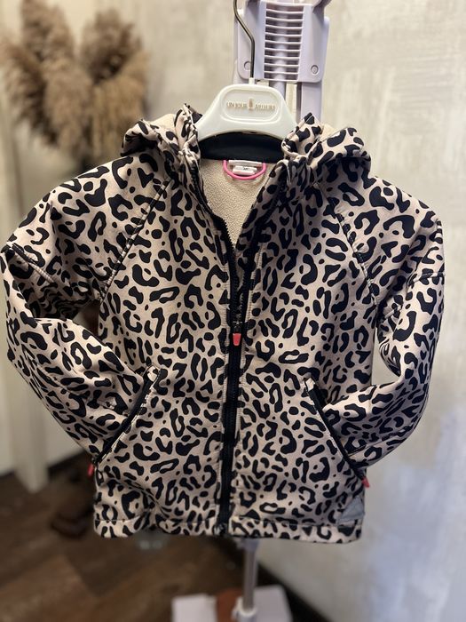 Вітрозахисна куртка H&M для дівчинки 6–8 років на флісі